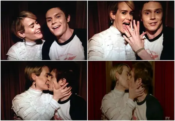 evan peters and sarah paulson