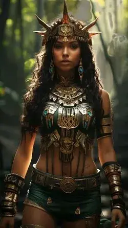 Aztec Empire Princess Warrior #93