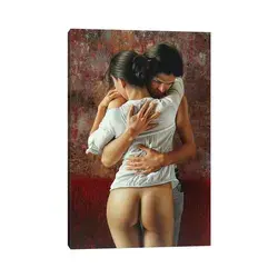 iCanvas "The Hug" by Omar Ortiz Canvas Print