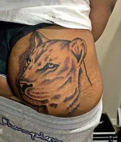 Leo lioness tattoo