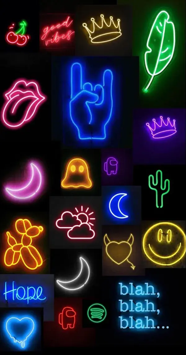Neon Signs Aesthetic Wallpaper