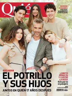 El Potrillo y sus hijos, juntos en portada de Quién 17 años después