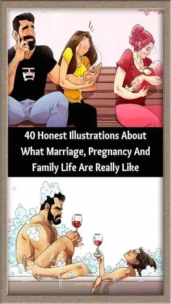 40 Honest Illustrations About What Marriage, Pregnancy And Family Life Are Really Like