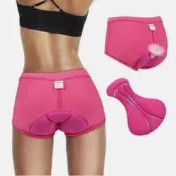 Sexyfun Shorts | Women Bike Bicycle Cycling 3d Gel Padded Underwear Comfortable Shorts Pants | Color: Pink | Size: Various