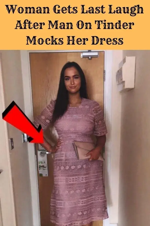 Woman gets last laugh after man on Tinder mocks her dress