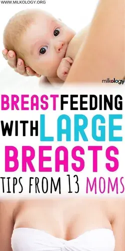 Breastfeeding With Large Breasts (7 Genius Tricks) &mdash; Milkology®