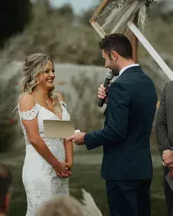 Groom Makes Fun of Bride During Wedding Vows