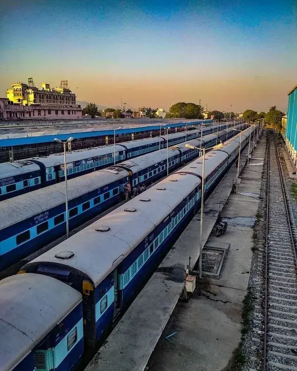 Why is the speed of the train faster at night as compared to daytime?