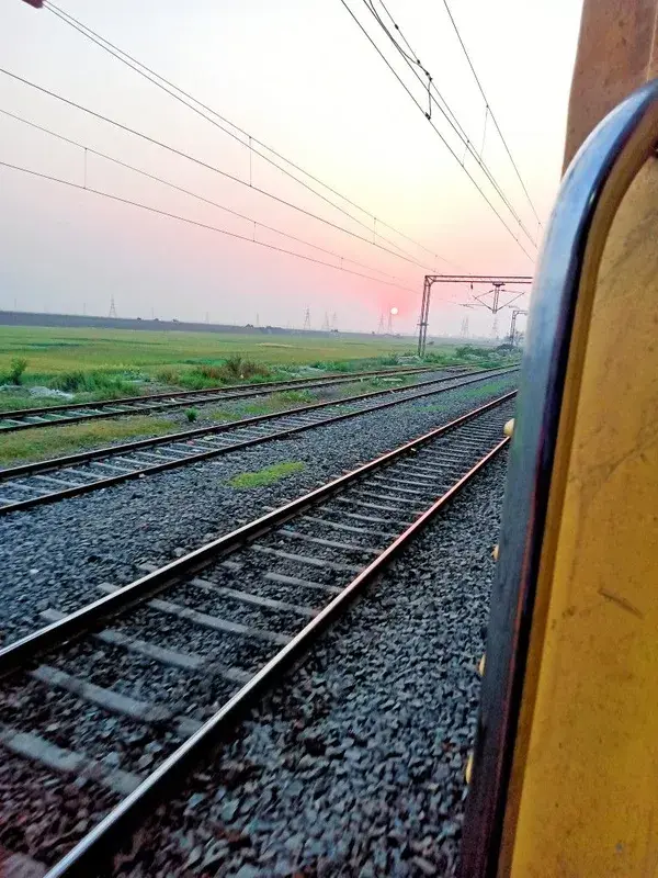 Railways sunset 💯