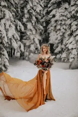 Bohemian Wedding Dress by Elia Zey Bridal