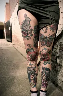 Badass Leg Tattoos for Men and Women