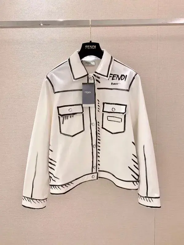 Fendi California sky jacket clothes women 2020 outfits white