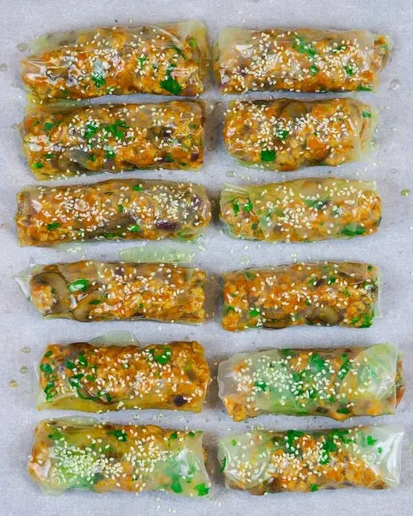 crispy rice pepar roll