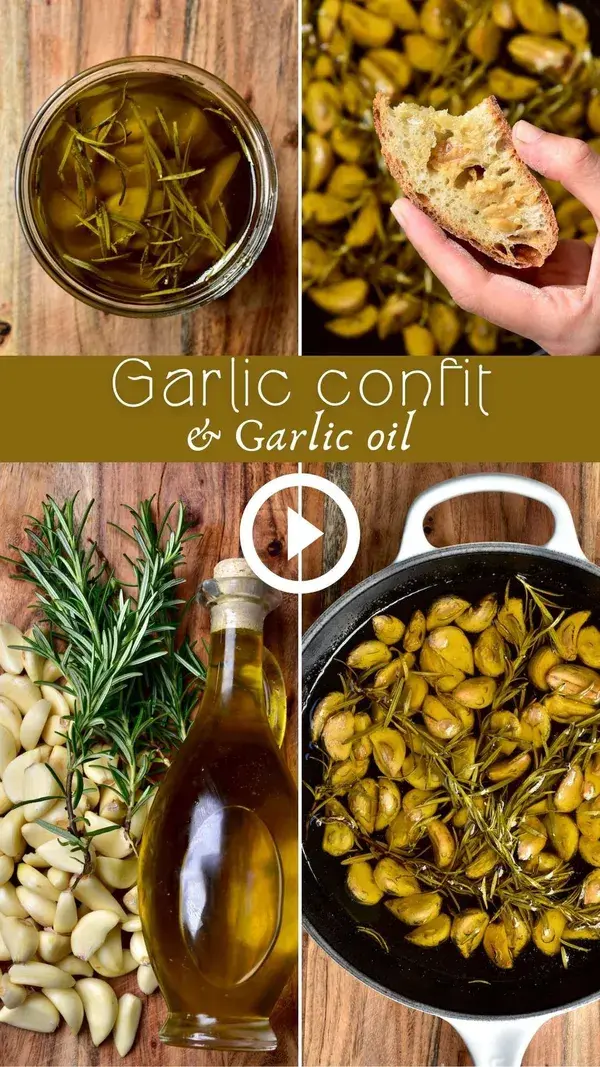 How To Make Garlic Confit and Garlic Oil