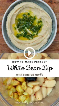 Roasted Garlic and White Bean Dip