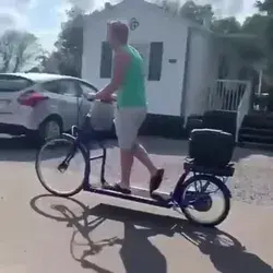 Going for a walk on your bike