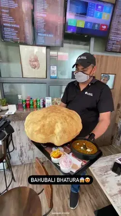 World Biggest Bahubali Chole bhatoore 🤩😋yummy