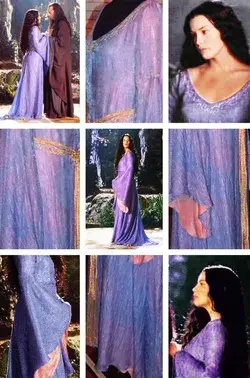 Arwen's 'Arch' Dress - The Lord of the Rings - The Two Towers #collage #details