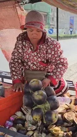 Unique Healthy Fruit! Palm Fruit Cutting Skills