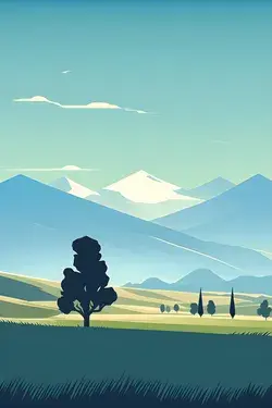 landscape art illustration