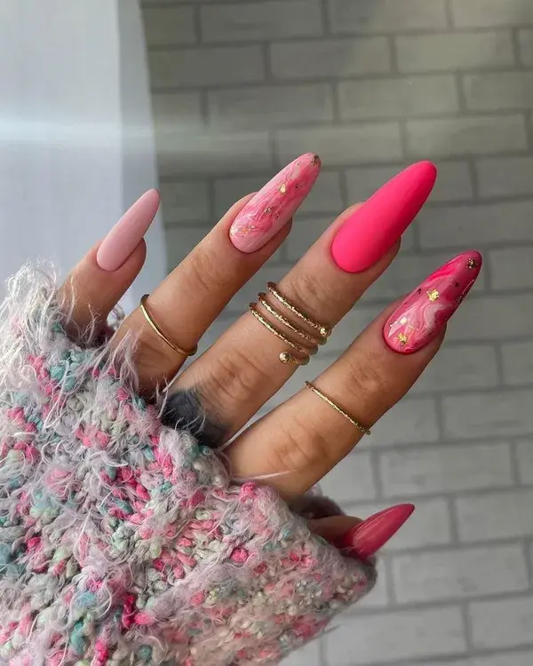 Pretty Pink Nails For Women