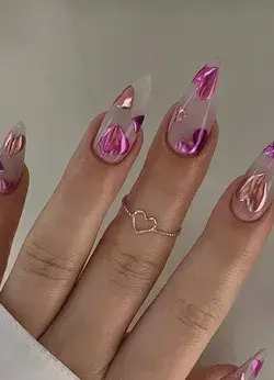 Manicure of the Month, Red & Pink Valentine's Day Nails