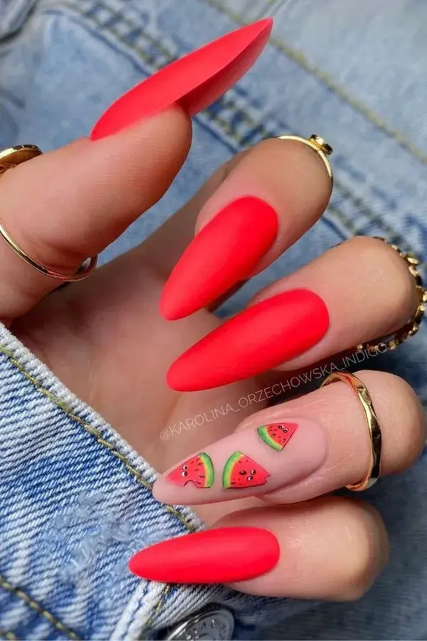 30 Stylish Beach Nails For Your Next Vacation| Beachy Nails. - honestlybecca