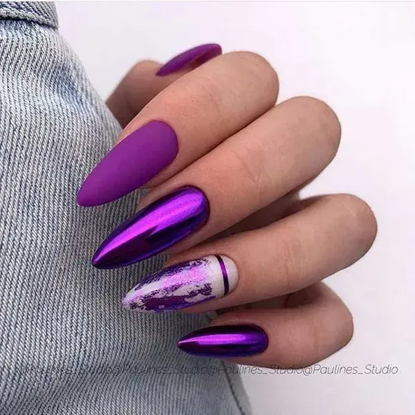 Long Acrylic glittery Nail art Ideas 2023