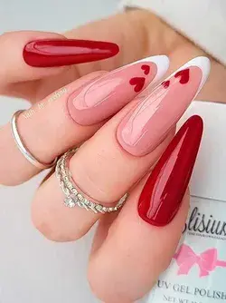 valentines day nails