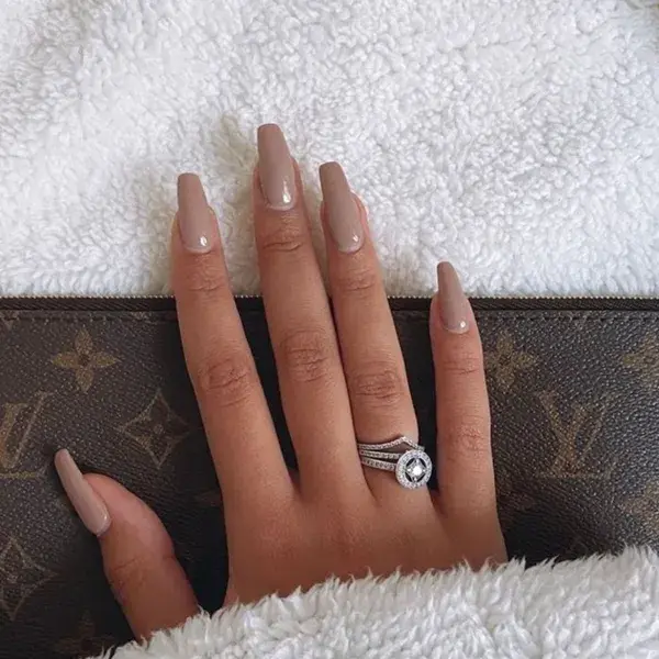 40+ Cool Brown Nail Designs To Try In Fall - The Glossychic