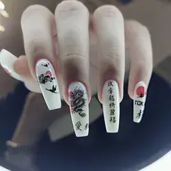 @dora_nails__ маникюр в японском стиле, маникюр со слайдерами