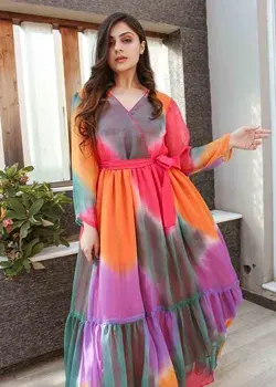 Artsy Colorful Frock - XL