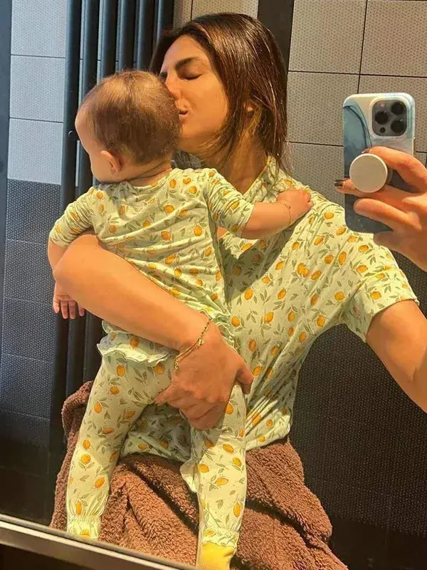 Priyanka Chopra, Nick Jonas' pic with Malti Marie from their Easter celebrations is too cute