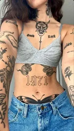 full body tattoo