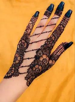 Full hand mehndi design