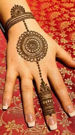 back hand mehandi design simple mandala mehandi design