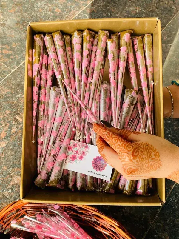 Natural Henna cones in dubai