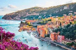 Villefranche-Sur-Mer village next to Nice on the French Riviera