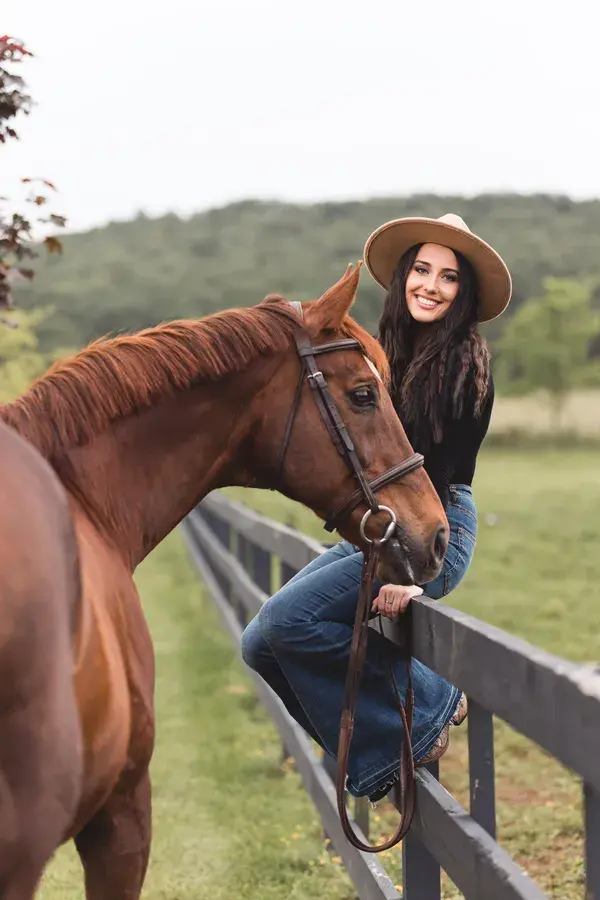 Senior Session with Horse