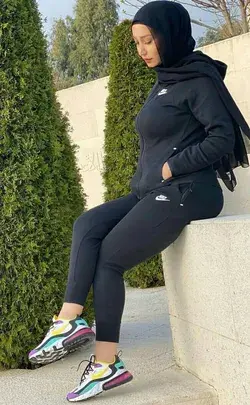 Sportwear In Hijabstyle 🖤 + 👟