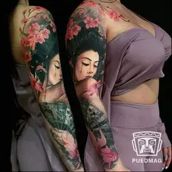 Who is the lady in the tattoo?