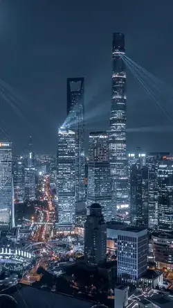 Night view of Shanghai!