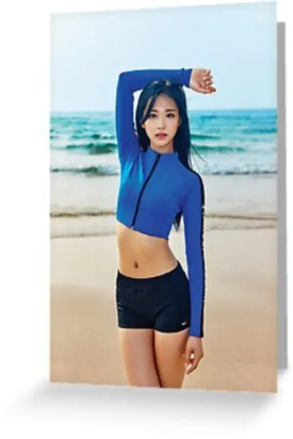 Tzuyu - Twice Greeting Card & Postcard by KevYJ