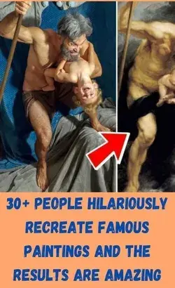 30+ People Hilariously Recreate Famous Paintings And The Results Are Amazing