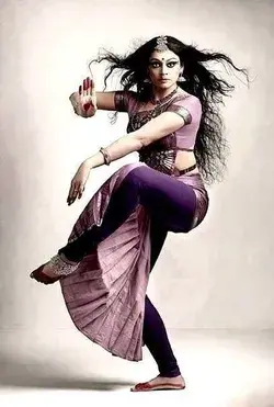 South Indian dancer, actress as Maa Kali, Shakti.