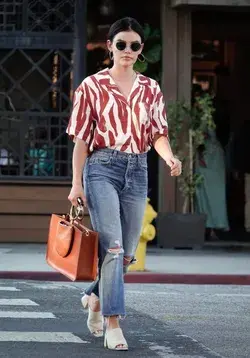 Lucy Hale street style LA 7/13/2019