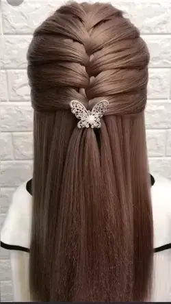 Cute trendy hairstyle ideas for long hairs | Hair down quinceanera hairstyles