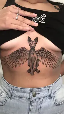 Sexy Chic hip and Boobs tattoo for women