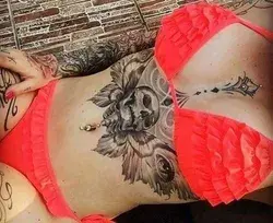 75+ Stunning Underboob Tattoo Designs For Women - 2023