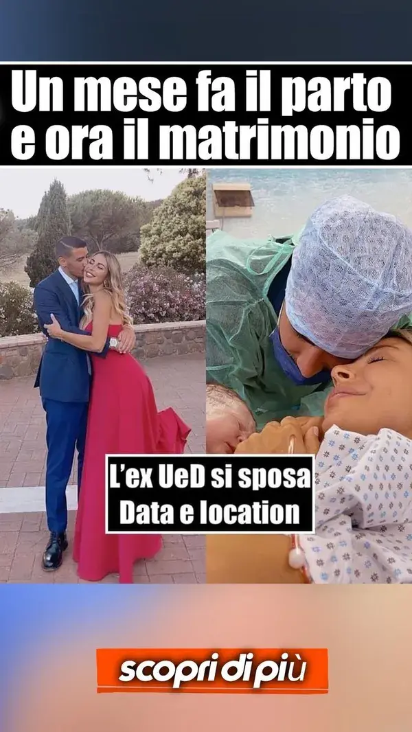 Un mese fa il parto e ora il matrimonio: l’ex UeD svela data e location